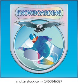 Image of snowboarders who perform complex stunts.