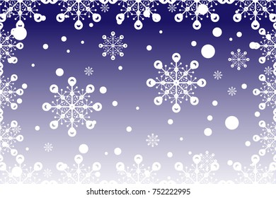 Image of snowflakes as a background for your design.