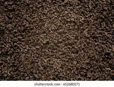 Image Of Soil Texture. Overhead View. Vector Illustration Nature Background.