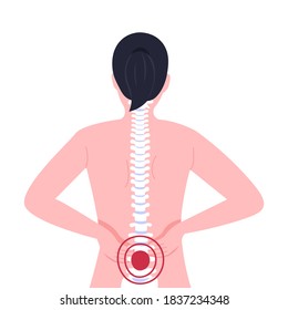 1,084 Lower back pain vector Images, Stock Photos & Vectors | Shutterstock