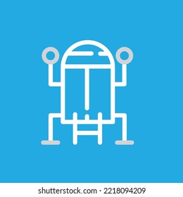 Image of Space Related Vector Line Icons. Contains Icons like Observatory, Planet Earth, Alien and many more. Edited strokes. Pixel Perfect.Technology icon