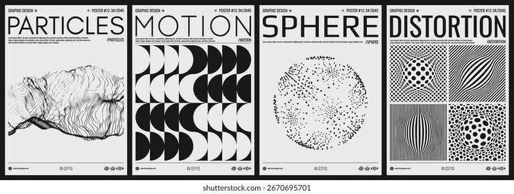 An image with a spherical convexity. A pattern of many randomly located circles. Sphere. An array of dynamically emitted particles. Imitation of water splashes. Vector drawing for printing on covers.