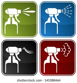 An image of spray bottle icons.