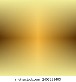 The image is a square gold gradient background. It transitions smoothly from a darker shade of gold at the edges to a lighter, brighter gold at the center.