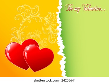 An image of st. valentines day red background whit russian ornament