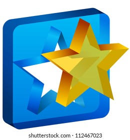 An image of a star mold cutout icon.
