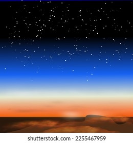 An image of a starry night sky.