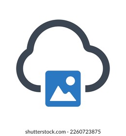 Image storage icon.server (vector illustration)