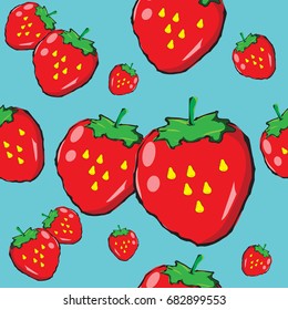 image strawberry vector design