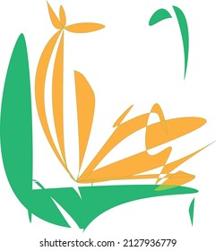 Image of a stylized horse in vector graphics.