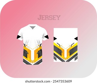 Imagen del diseño sublime del jersey de la impresión