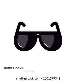Image of sunglasses. Summer icon.