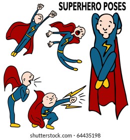 An image of a Superhero drawing set.