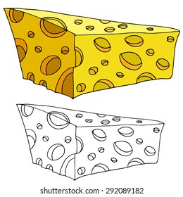 An image of swiss cheese.