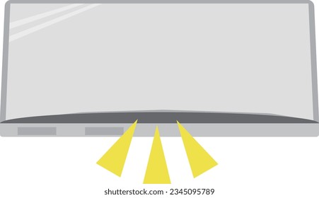 Image of a swollen smartphone battery