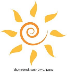 Image symbolizing the sun, sunny days, summer and vacation.
