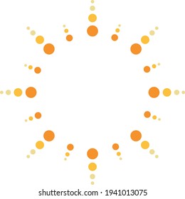 Image symbolizing the sun, sunny days, summer and vacation.
