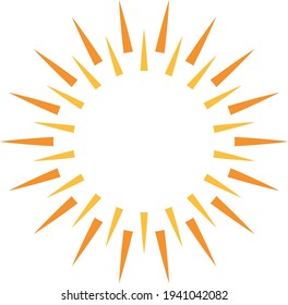 Image symbolizing the sun, sunny days, summer and vacation.
