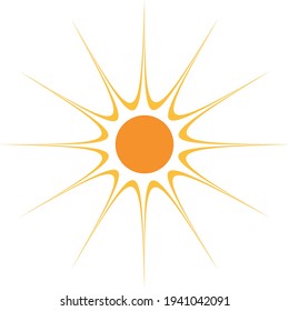 Imagen que simboliza el sol, los días soleados, el verano y las vacaciones.
