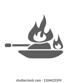 The image of the tank icon is covered by fire.