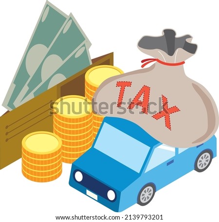Image of tax on car