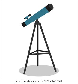 Image of a telescope on a white background. Vector image, eps 10
