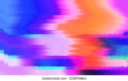 Image texture playback of faulty video online broadcast. Abstract pixel digital noise. Vector illustration.