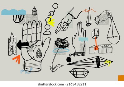 An image that consists of many characters