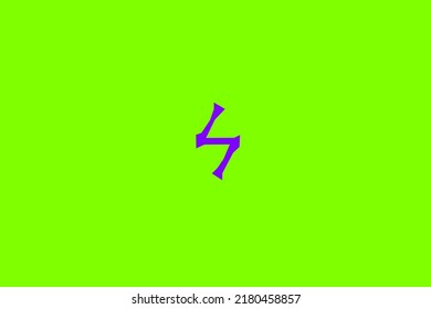 image that depicts a rune in the center on a green background and a purple subject, in this case the rune is Sowulo