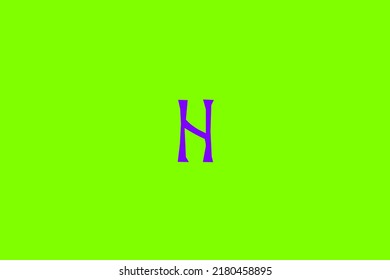 image that depicts a rune in the center on a green background and a purple subject, in this case the rune is Hagalaz