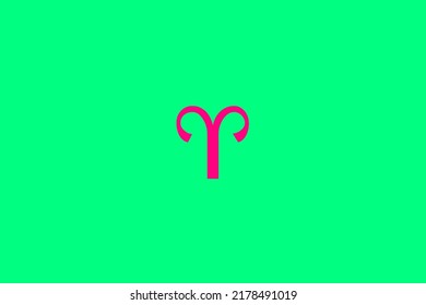 image that depicts a zodiac sign in the center on a sea water background and a pink subject, in this case the sign is Aries