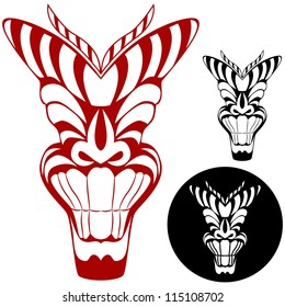 Imagen de un ídolo de tiki.