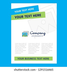 Image  Title Page Design for Company profile ,annual report, presentations, leaflet, Brochure Vector Background