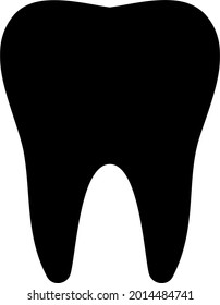 the image of a tooth symbol, we usually find in a dentist's office