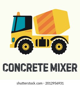 image of toy concrete mixer truck