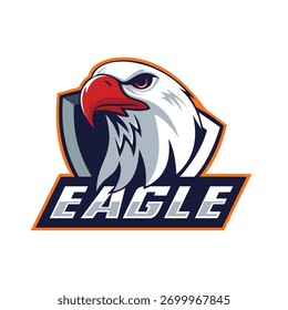 Image traced eagle vector artwork created from a high-resolution raster image. This detailed illustration captures the strength, freedom, and majesty of the eagle perfect for logos, emblems, 