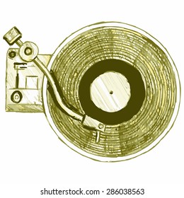 Image turntable. Musical equipment