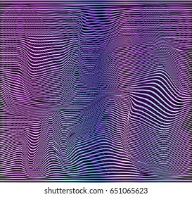 Image of  TV screen distortion. Vector illustration.