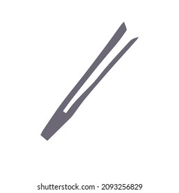 Image of a tweezer tweezer for removing plucking eyebrows and hair