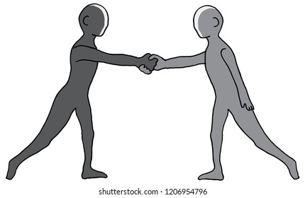 An image of a Two People Shaking Hands.