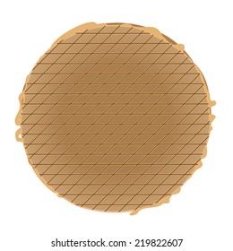 Image of a typical Dutch cookie the stroopwafel