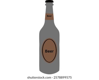 An image of an unopened beer bottle