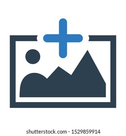 Image upload icon, Photo upload icon