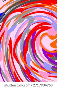 La Imagen utiliza líneas de varios colores para crear patrones y diseños, lo que resulta en una Imagen utilizada en el Diseño gráfico.