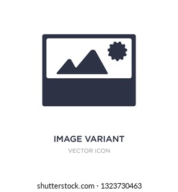 image variant icon on white background. Simple element illustration from UI concept. image variant sign icon symbol design.