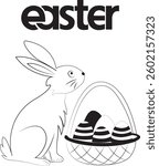 Image Vector of Easter Bunny