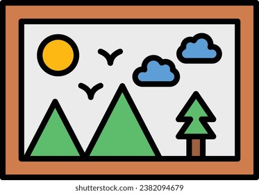 Image vector icon. Can be used for printing, mobile and web applications.