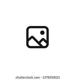 Image Vector Icon, Element, Web, Flat