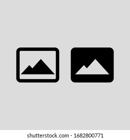 image vector icon flat simple