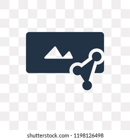 Image vector icon isolated on transparent background, Image transparency concept can be used web and mobile